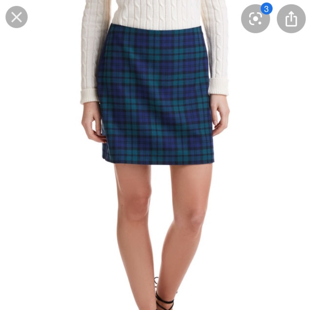 vineyard vines blackwatch skirt